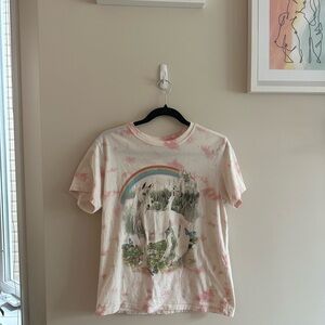 Unicorn pink tie dye t shirt size US XS